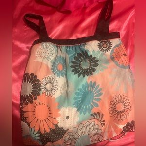 floral tank top